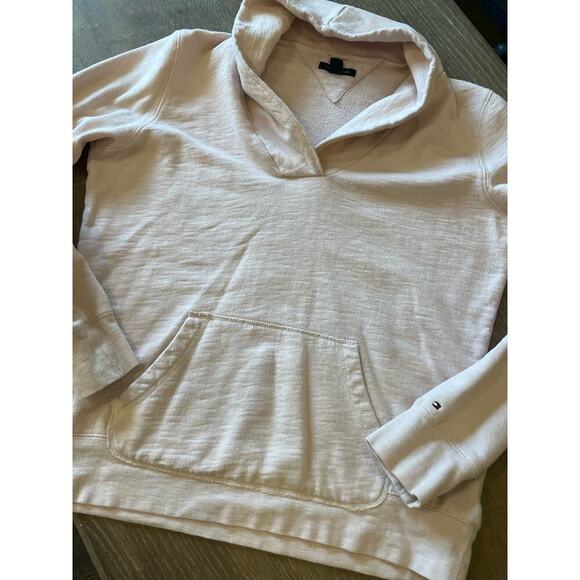 TOMMY HILFIGER Light Pink Cowl Neck Pullover Shirt Top L - Picture 6 of 10